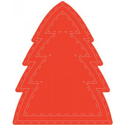 Davona Vánoční stromeček vyřezávací kovová šablona 1ks – Zboží Mobilmania