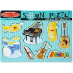 Melissa & Doug puzzle s úchyty a zvukem hudební nástroje – Sleviste.cz
