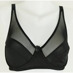 UNI nevyztužená podprsenka s kosticemi černá – Zboží Mobilmania