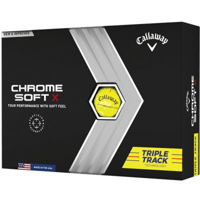 Callaway balls Chrome Soft TRIPLE TRACK 22 3 ks – Zboží Mobilmania