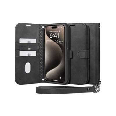 Spigen Wallet S Pro, - iPhone 15 Pro Max černé