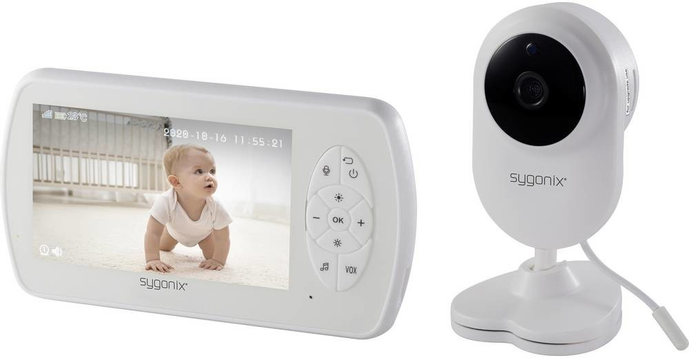 Sygonix HD Baby Monitor SY-4548738 chůvička s kamerou bezdrátový 2.4 GHz