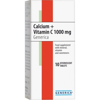 Generica Calcium+Vitamin C eff. tabl.10 x 1000 mg