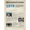 Přání Narozeninové noviny 1978 s vlastním textem a fotografií S fotografií