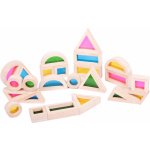 TickiT Dřevěné duhové kostky 24 ks – Sleviste.cz