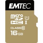 Emtec microSDHC 16 GB Class 10 Gold+ ECMSDM16GHC10GP – Hledejceny.cz