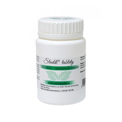 Salvia Paradise Stévie sladká - Sladík - tablety - 1000Ks