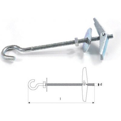 STALCO | hmoždinka sklopná M4x75 dutinová s hákem PAR-M4x75S – Hledejceny.cz