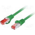 Lanberg PCF6-10CU-0500-G Patch S/FTP Kat. 6 RJ45 vidlice z obou stran lanko Cu 5m – Zboží Živě