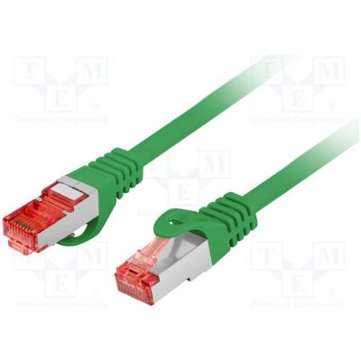 Lanberg PCF6-10CU-0500-G Patch S/FTP Kat. 6 RJ45 vidlice z obou stran lanko Cu 5m – Zboží Živě