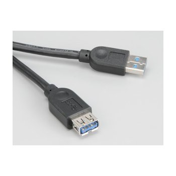 Akasa AK-CBUB02-15BK prodlužovací USB 3.0, A-male na A-female, 150cm