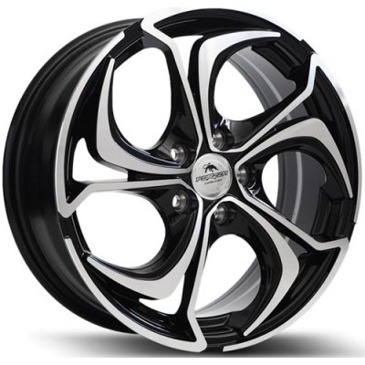 Forzza Aktia 5,5x14 4x100 ET40 black face machined – Hledejceny.cz