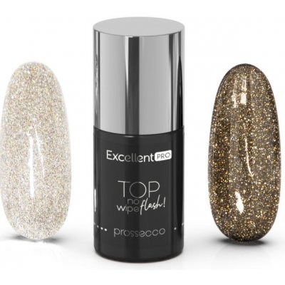 Excellent Pro Třpytivý Top Coat Prossecco 7 g – Hledejceny.cz