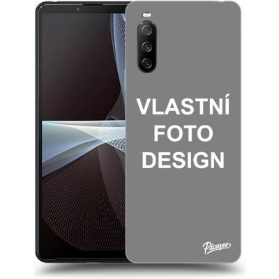 Pouzdro Picasee silikonové Sony Xperia 10 III - Vlastní design/motiv černé – Zbozi.Blesk.cz