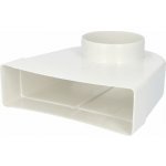 VENTS koleno plastové 90° přechod kruhové ploché potrubí 125 mm 60 x 204 – Hledejceny.cz