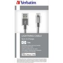 Verbatim 48860 USB (2.0), USB A (2.0) M/Apple Lightning M, 1m, šedý