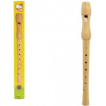 Bino dřevo flétna přírodní 32,5 cm
