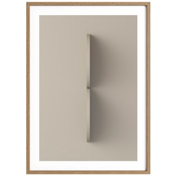 Idealform Poster no. 7 Arched shapes Barva: Smokey taupe, Velikost: 500x700 mm