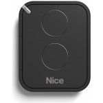 NICE S.p.A. 2-kanálový černý radiový ovladač FLO2RE s plovoucím kódem – Sleviste.cz