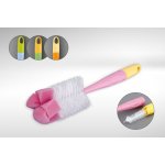 Akuku kartáč na láhev a dudlík 6721 modrá – Zboží Mobilmania