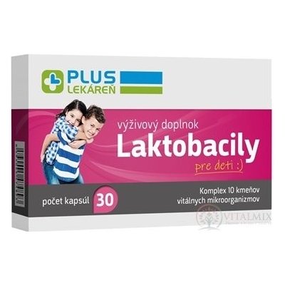 Plus Lékárna Laktobacily pro děti 30 kapslí – Hledejceny.cz