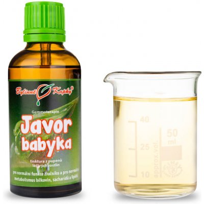 Javor babyka tinktura z pupenů (gemmoterapie) 50 ml doplněk stravy