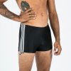 Koupací šortky, boardshorts adidas pánské boxerkové plavky adidas černo-bílé