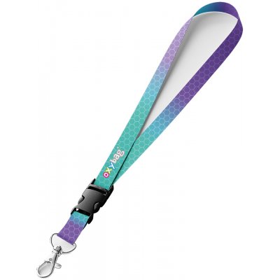 Šňůrka na krk KARTON P+P s karabinkou OXY Ombre Pink – Zbozi.Blesk.cz