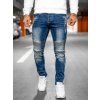 Pánské džíny Bolf pánské džíny regular fit MP007BS tmavě modré