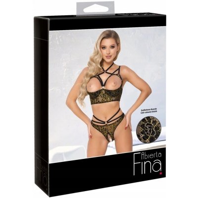 Abierta Fina - Krajkový 2-dílný set Podprsenka a kalhotky – Zbozi.Blesk.cz