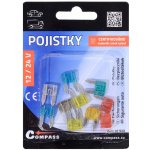 Compass Pojistky nožové MINI 10 ks – Zboží Mobilmania