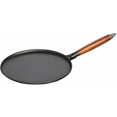 Staub Litinová pánev na palačinky s dřevěnou rukojetí 28 cm od 2 146 Kč -  Heureka.cz