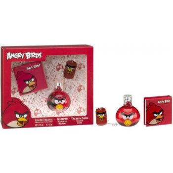 EP Line Angry Birds Red Bird EDT 50 ml + poznámkový bloček + přívěšek dárková sada