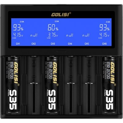Golisi S6 chytrá nabíječka s displejem – Hledejceny.cz