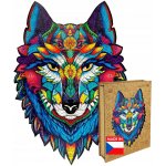 Puzzler Dřevěné Majestátní vlk 160 dílků – Zboží Dáma