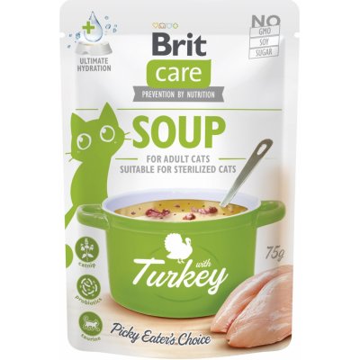 Brit Care Cat Soup Turkey 75 g – Sleviste.cz