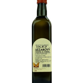 Natural Jihlava Olej sezamový panenský 0,5 l