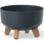 Prosperplast Květináč GRACIA LOW 38 cm antracit – Zboží Dáma