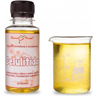 Bylinné kapky CelulitidaA přirodní celotělový a masážní olej 100 ml – Zboží Mobilmania