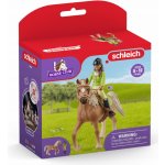 Schleich 42542 Sarah s pohyblivými klouby na koni – Hledejceny.cz