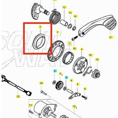 Yamaha Volnoběžka - vedení 3KJ155280000 – Sleviste.cz