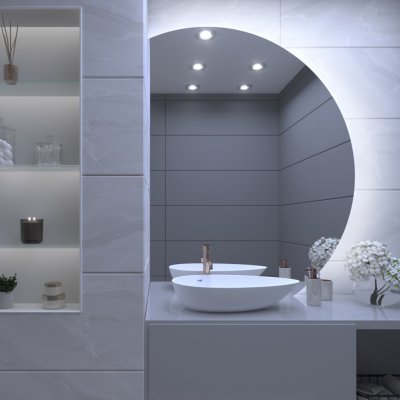 Artalo LED zrcadlo do koupelny A2 65 x 84 cm – Zbozi.Blesk.cz