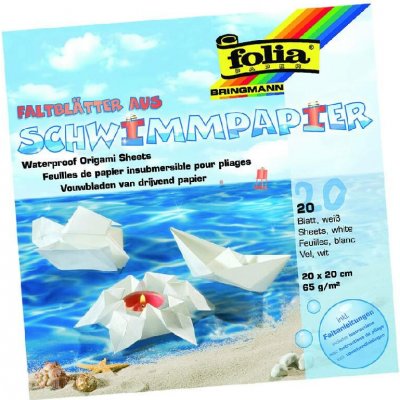 Folia Bringmann Origami papír voděodolný 65g/m2 20 x 20 cm 20 ks – Hledejceny.cz