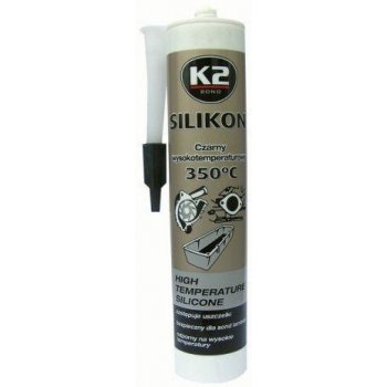 K2 SILICONE Black Silikonový tmel na motory 300g černý