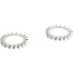 Vějířová podložka s vnějším ozubením DIN6798A M4, nerez A4 (1000 ks) – Zboží Mobilmania