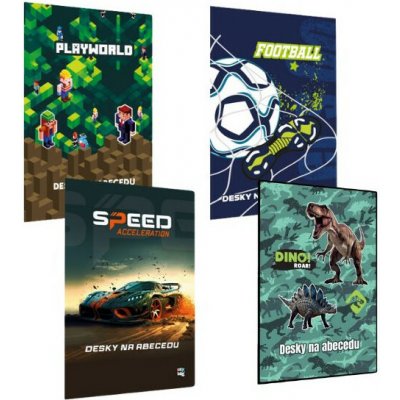 Karton P P Desky na písmena ABC A4 mix pro kluky 259921 – Zboží Mobilmania