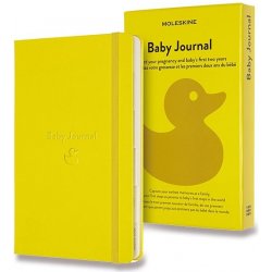 Moleskine Zápisník Passion Baby Journal tvrdé desky L, žlutý A5 200 listů