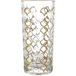 BOHEMIA PRESTIGE KŘISTÁLOVÁ VÁZA BOHEMIA PRESTIGE ARABESQUE GOLD 280MM – Hledejceny.cz