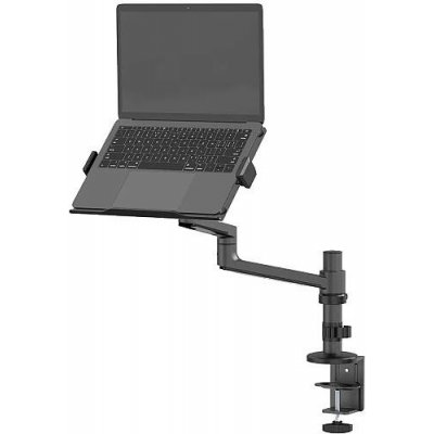 Neomounts DS20-425BL1 /Držák notebooku/na stůl/11,6-17,3"/svorka+průchodka/3čepy/nosn.5kg/černý – Sleviste.cz