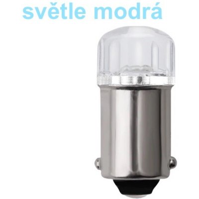 Ledpodsviceni.cz LED do interiéru BA9S T4W KE světle modrá - , 0.5W, 12V